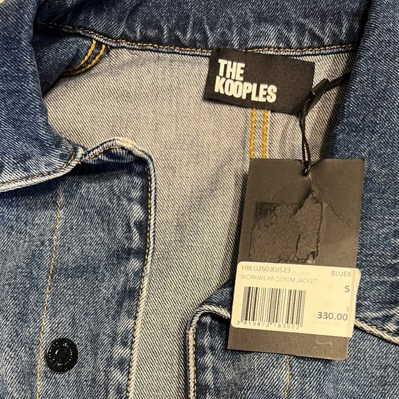 The Kooples Workwear Denim Jacket - Picture 3 of 6